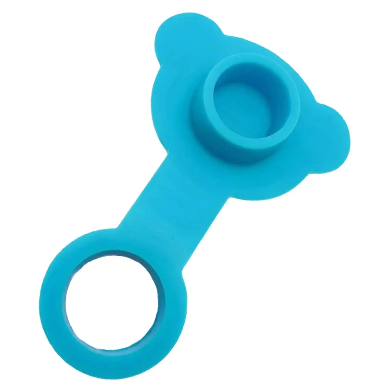 Soft Grip Silicone Bath Stopper For Bathtubs With Water Resistant Tub Drain Plug Non Scratch Daily Driver Easy Pop Out Design No Fuss Household Essential Blue