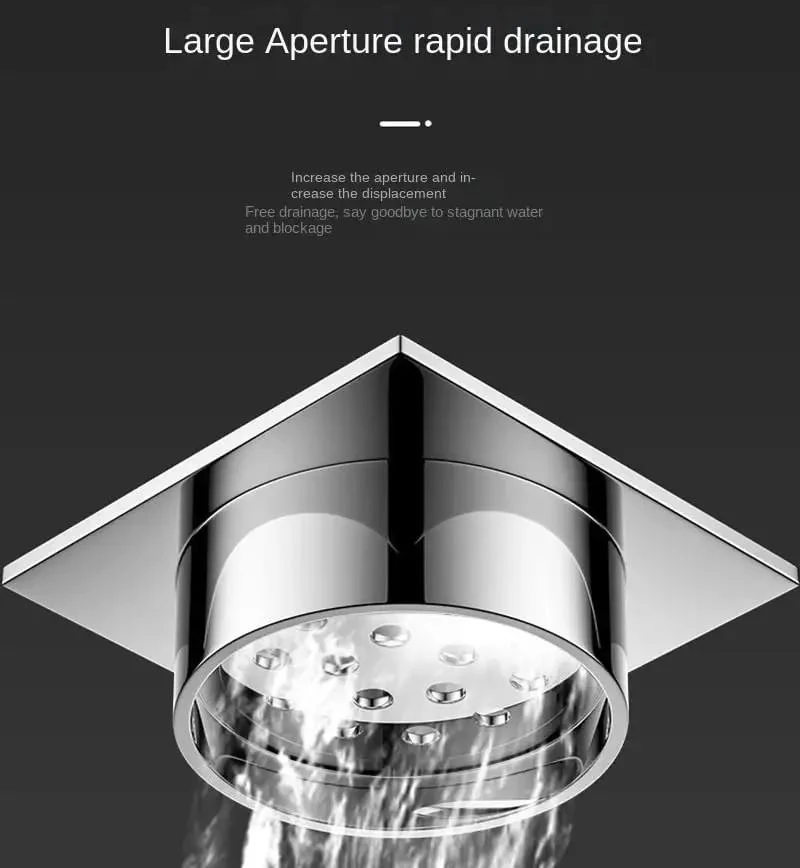 Built Tough Invisible Floor Drain In Copper With Double Sealed Silicone Ring Pulls Straight Up For Hassle Free Clearing Hits Different On Bathtubs Pools And Fish Tanks Smooth Waterproof Plumbing Solution