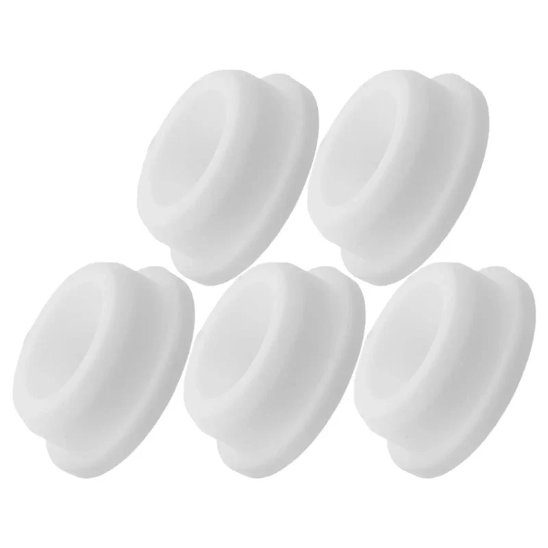 Five Pack Silicone Bathtub Jet Hole Covers Easy Push In Drain Stoppers Heat Resistant Waterproof Tub Plugs No Sweat Installations Knockout Seal Legit Durable White Works Like A Charm