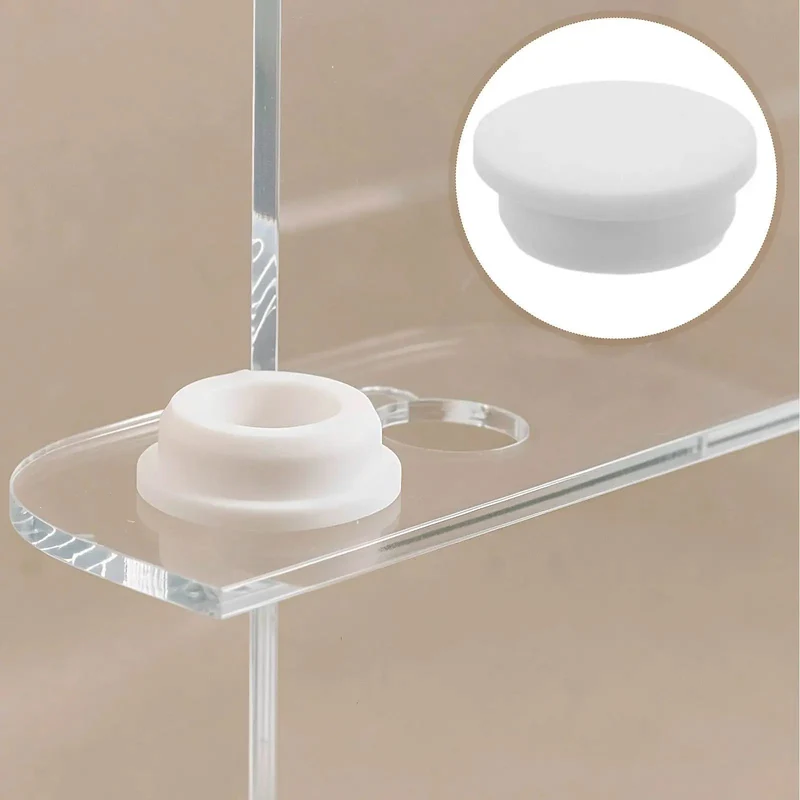 Premium White Silicone Bathtub Jet Cover Plugs For 30Mm 31Mm Holes Features Rock Solid Leak Proof Watertight Seal For Bathroom Sink Drain Outlets Set Of Five Easy Grip Design No Sweat Installation