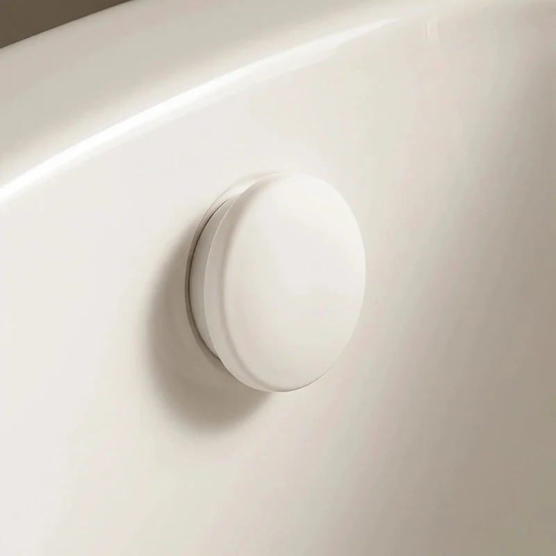 Five Piece White Silicone Bathtub Jet Cover Plugs Seal Bubble Ports Securely To Stop Water Leaks With A Snug Fit And Quick Push Install For Totally Leak Free Soaking Sessions