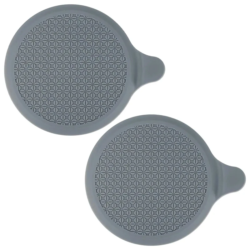 Rock Solid Five Point Nine Inch Silicone Tub Stopper Two Pack Universal Bathroom Plug Zero Leak Guarantee For Bathtub Kitchen Sink Laundry Drain Cover Easy Setup Home Game Changer