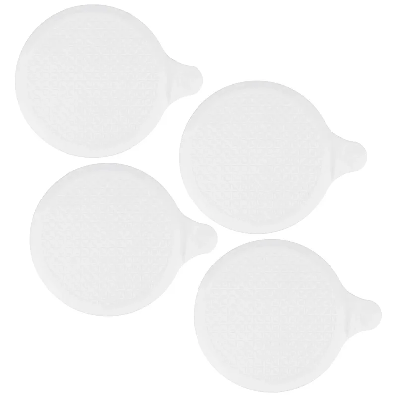 Slick Flexible Silicone Tub Stopper Four Pack Heavy Duty Bathtub Drain Plug Multipurpose Sink Sealer Waterproof Household Drain Patch No Hassle Daily Use Tight Grip Design Bathroom And Laundry Room Staple