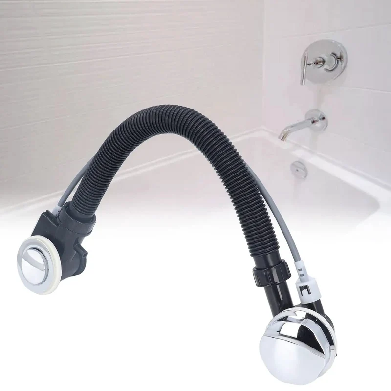 Top Tier Bathtub Overflow Drain Pipe With Concealed Design And Ergonomic Handle For Spa Baths Slick Swap Quick Install Drip Proof Build Sharp Finish Clean Upgrade Kit