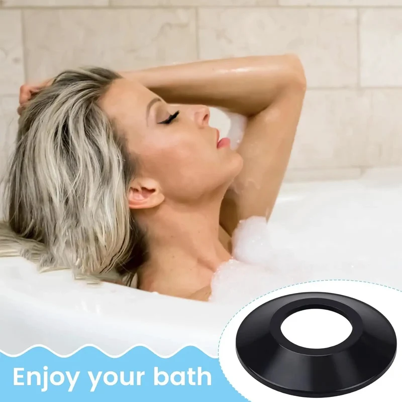 10 Pack Elastic Rubber Bathtub Drain Stoppers Heavy Duty Washers with Bullet-Proof Elastic Grip Stops Drips Dead Crack Resistant Bathroom Long Lasting Rubber Replacement