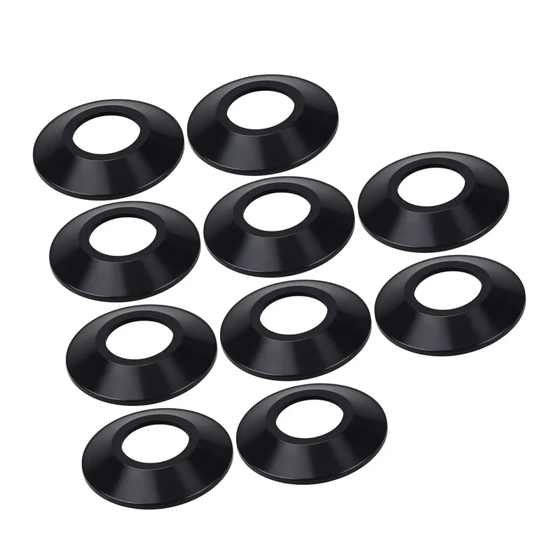 10 Pack Elastic Rubber Bathtub Drain Stoppers Heavy Duty Washers with Bullet-Proof Elastic Grip Stops Drips Dead Crack Resistant Bathroom Long Lasting Rubber Replacement