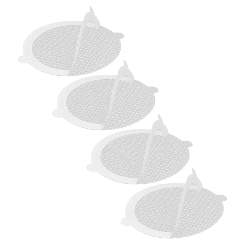Disposable Shower Drain Hair Catcher Fifty Pack Straight Up Traps Every Strand With Dense Fiberglass Mesh To Halt Drain Clogs And Save Ya From Plumbing Headaches For Good