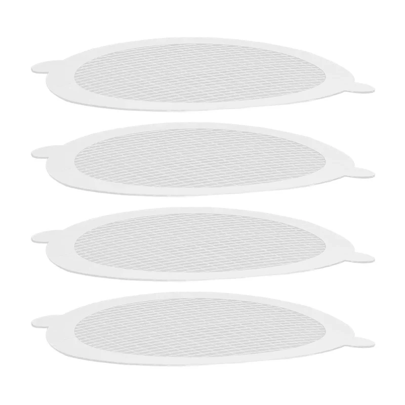 Disposable Shower Drain Hair Catcher Fifty Pack Straight Up Traps Every Strand With Dense Fiberglass Mesh To Halt Drain Clogs And Save Ya From Plumbing Headaches For Good