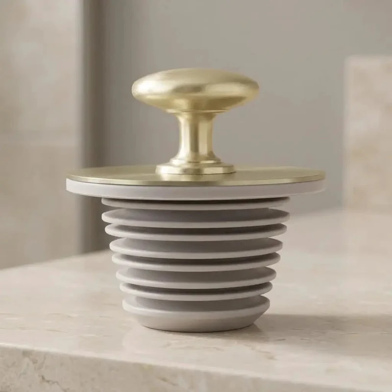 Slam Shut Rubber Bathtub Drain Stopper With Grippy Handle And Tight Stepped Seal Multi Use Sink Plugs That Hold Water Perfectly 1.35 To 1.8 Inch Opening Heavy Duty For Lasting Results