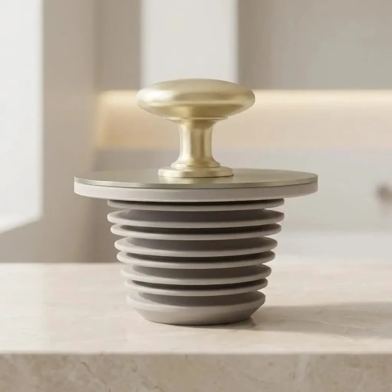 Slam Shut Rubber Bathtub Drain Stopper With Grippy Handle And Tight Stepped Seal Multi Use Sink Plugs That Hold Water Perfectly 1.35 To 1.8 Inch Opening Heavy Duty For Lasting Results