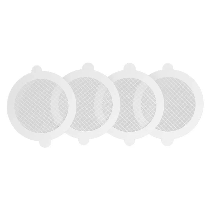 Fifty Piece Pack Of Disposable Shower Drain Hair Catchers Using Dense Fiberglass Mesh To Snag Strands And Block Nasty Clogs While Acting As A Game Changer For Effortless Home Maintenance