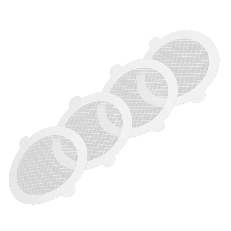 Fifty Piece Pack Of Disposable Shower Drain Hair Catchers Using Dense Fiberglass Mesh To Snag Strands And Block Nasty Clogs While Acting As A Game Changer For Effortless Home Maintenance