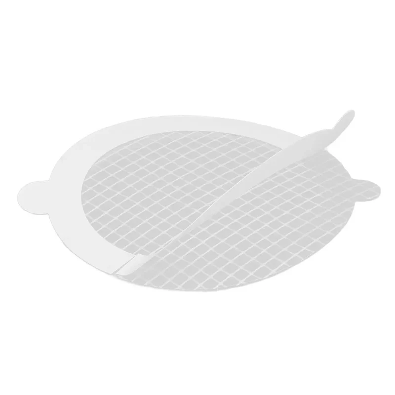 Fifty Piece Pack Of Disposable Shower Drain Hair Catchers Using Dense Fiberglass Mesh To Snag Strands And Block Nasty Clogs While Acting As A Game Changer For Effortless Home Maintenance
