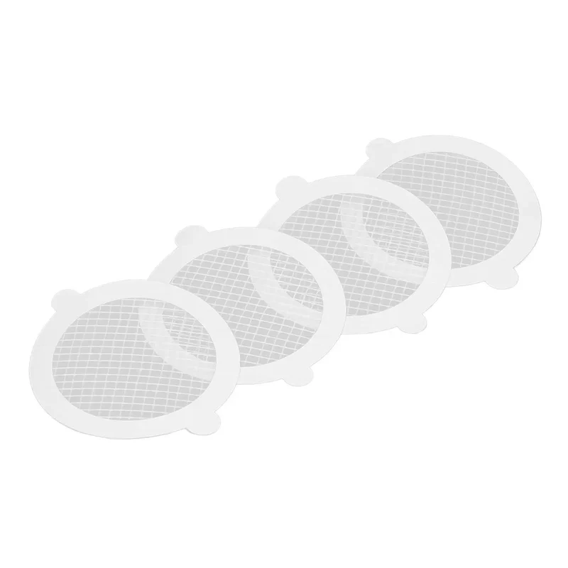 Fifty Piece Pack Of Disposable Shower Drain Hair Catchers Using Dense Fiberglass Mesh To Snag Strands And Block Nasty Clogs While Acting As A Game Changer For Effortless Home Maintenance