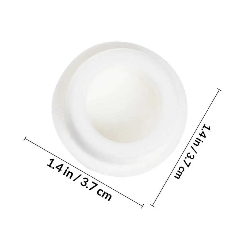 4 Pack Silicone Bathtub And Sink Drain Plugs White Universal Bath Stopper Smooth Leak Proof Seal No Sweat Setup Keeps Water Locked Down Tight For Every Home Project