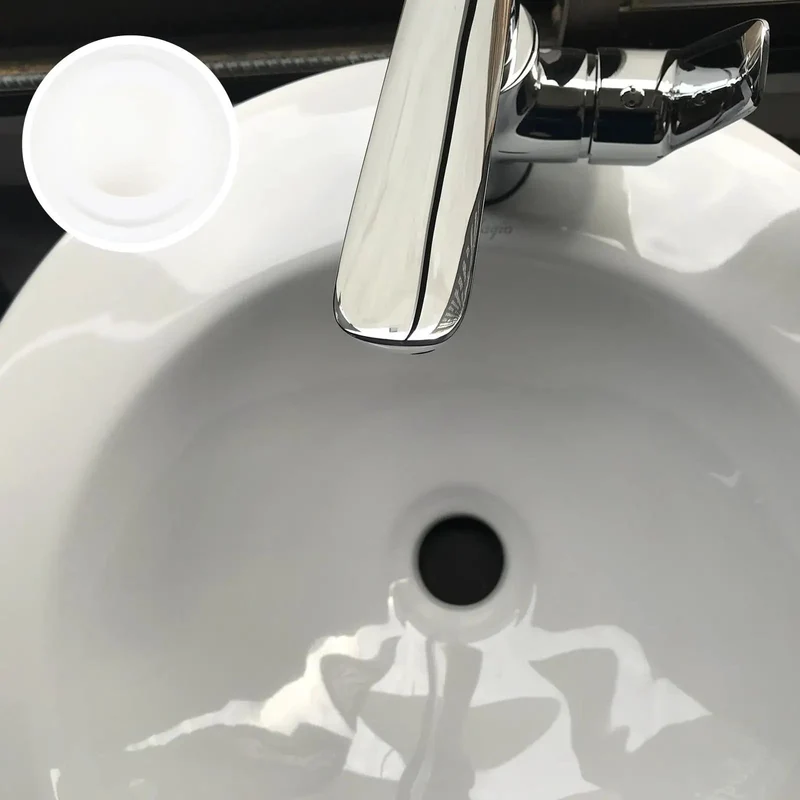 4 Pack Silicone Bathtub And Sink Drain Plugs White Universal Bath Stopper Smooth Leak Proof Seal No Sweat Setup Keeps Water Locked Down Tight For Every Home Project