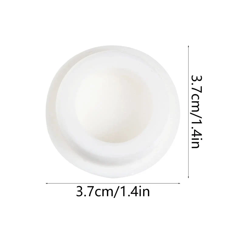 4 Pack Silicone Bathtub And Sink Drain Plugs White Universal Bath Stopper Smooth Leak Proof Seal No Sweat Setup Keeps Water Locked Down Tight For Every Home Project