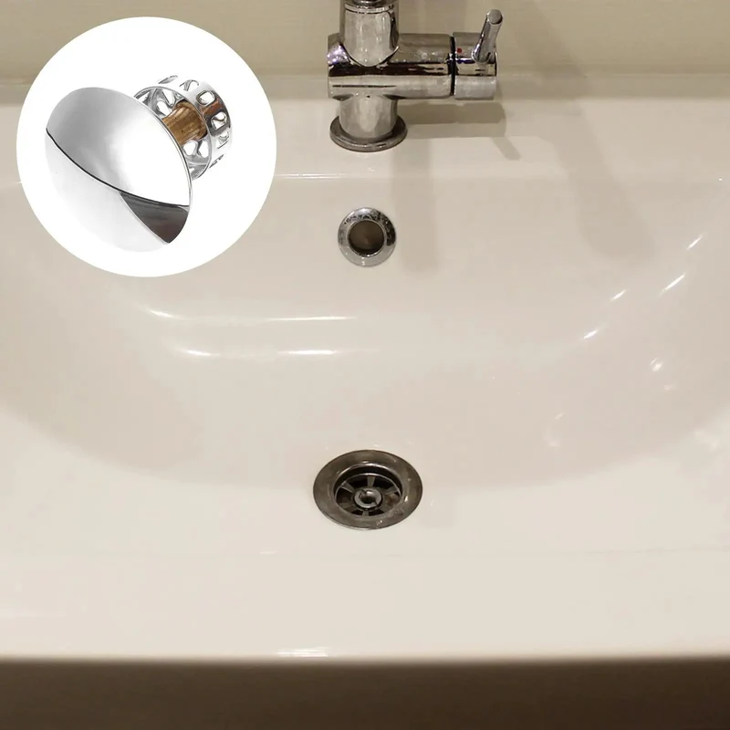 Premium Heavy Copper Pop Up Bathtub Drain Stopper With Slick Push Button Flat Seal No Sweat Overflow Compatible Quick Click Drip Free Waste Plug Replacement