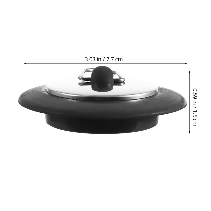 Hella Durable Rubber Bathtub Drain Plug With Stainless Steel Pull Out Stopper Fits Every Sink And Tub Around The House Quick No Sweat Setup Everyday