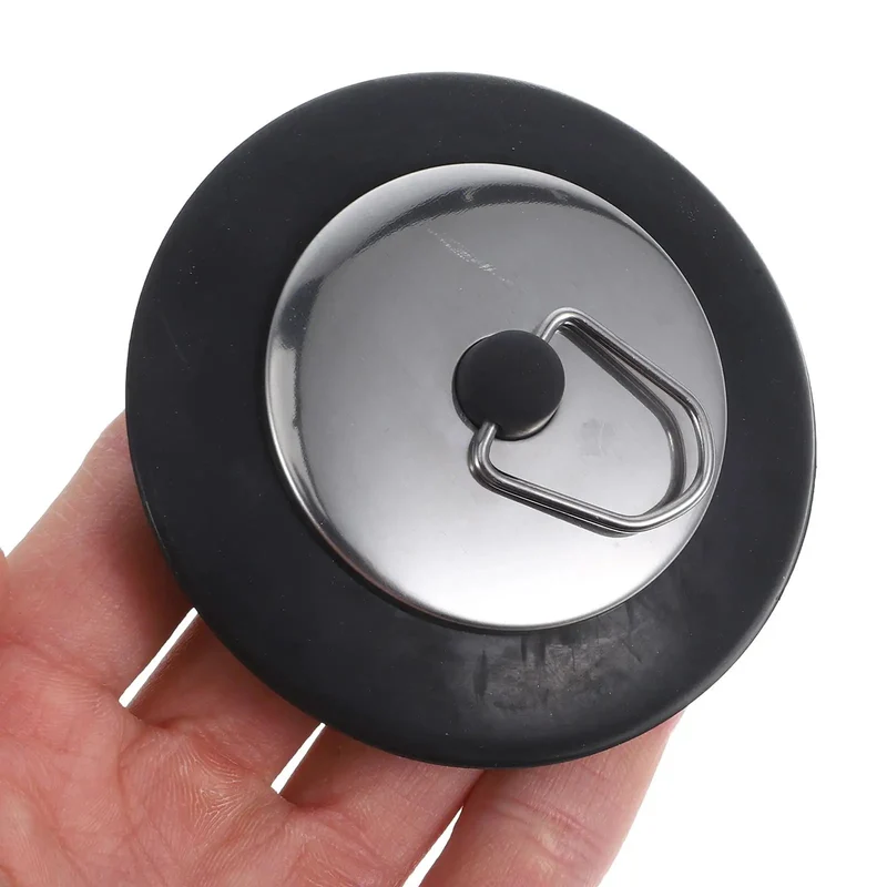 Hella Durable Rubber Bathtub Drain Plug With Stainless Steel Pull Out Stopper Fits Every Sink And Tub Around The House Quick No Sweat Setup Everyday