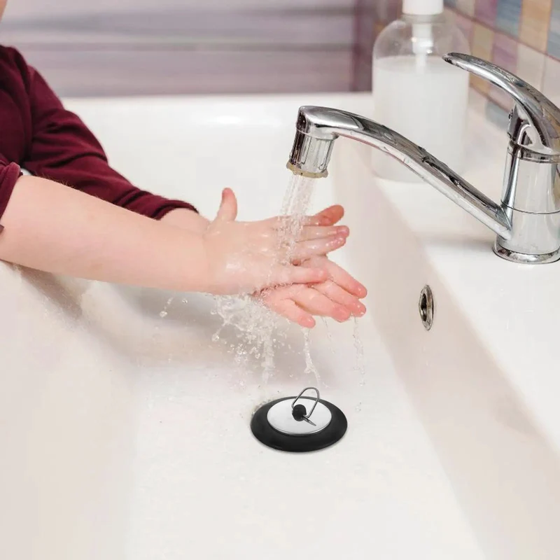 Hella Durable Rubber Bathtub Drain Plug With Stainless Steel Pull Out Stopper Fits Every Sink And Tub Around The House Quick No Sweat Setup Everyday