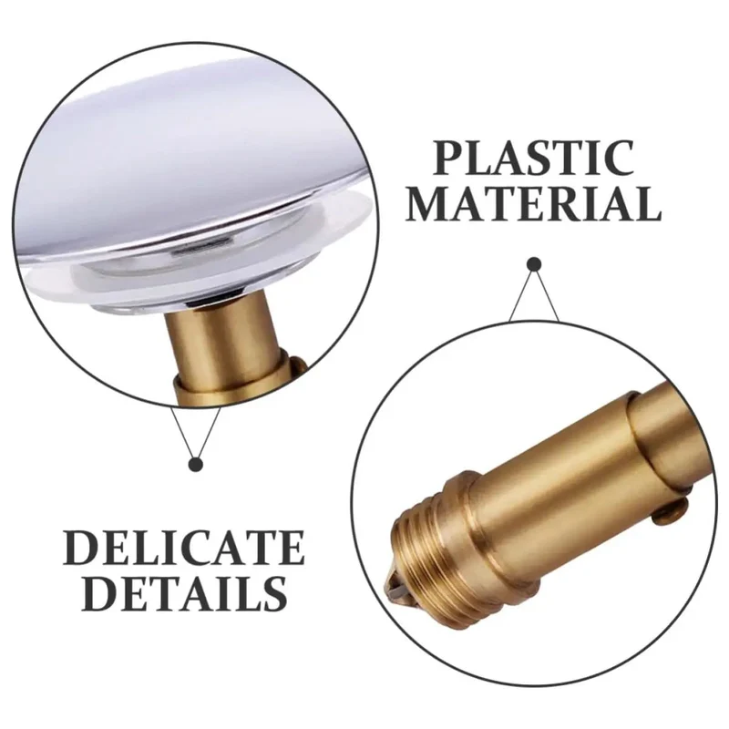 Top Shelf Copper Bathtub Drain Stopper With Nifty Bounce Feature Slick Sink Plug For Tub Heavy Duty Build Solid Construction Effortless Control For Warm Baths And Reliable Daily Use