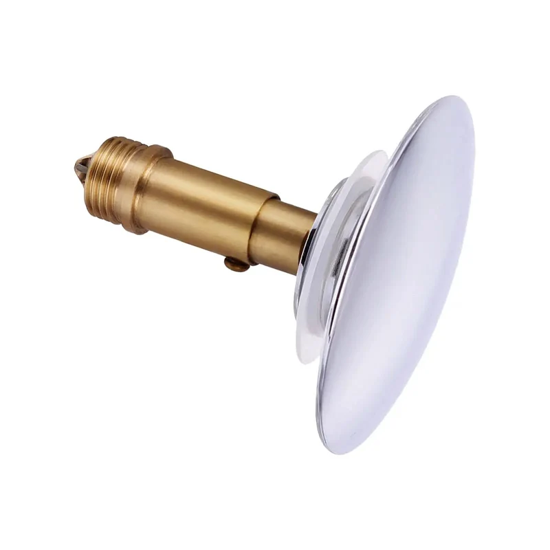 Pop Up Bathtub Drain Stopper Featuring A Rugged Brass Core And Built In Hair Catcher That Slays Clogs On Tubs Sinks And Laundry Areas To Keep Plumbing Happy And Streamline Daily Routine