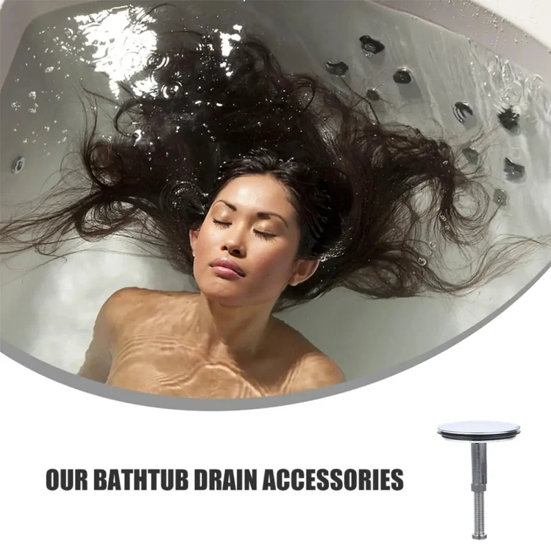 Heavy Duty Brass Bathtub Stopper With Heavy Hitter Rotating Drain Plug And Tight Seal Keeps Your Tub And Sink Sweetly Clear Without Any Drainage Headaches For A No Sweat Bathroom Routine Every Day