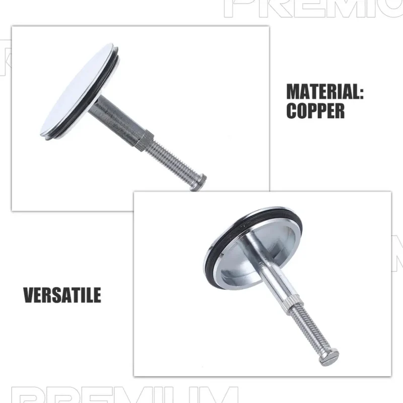 Heavy Duty Brass Bathtub Stopper With Heavy Hitter Rotating Drain Plug And Tight Seal Keeps Your Tub And Sink Sweetly Clear Without Any Drainage Headaches For A No Sweat Bathroom Routine Every Day