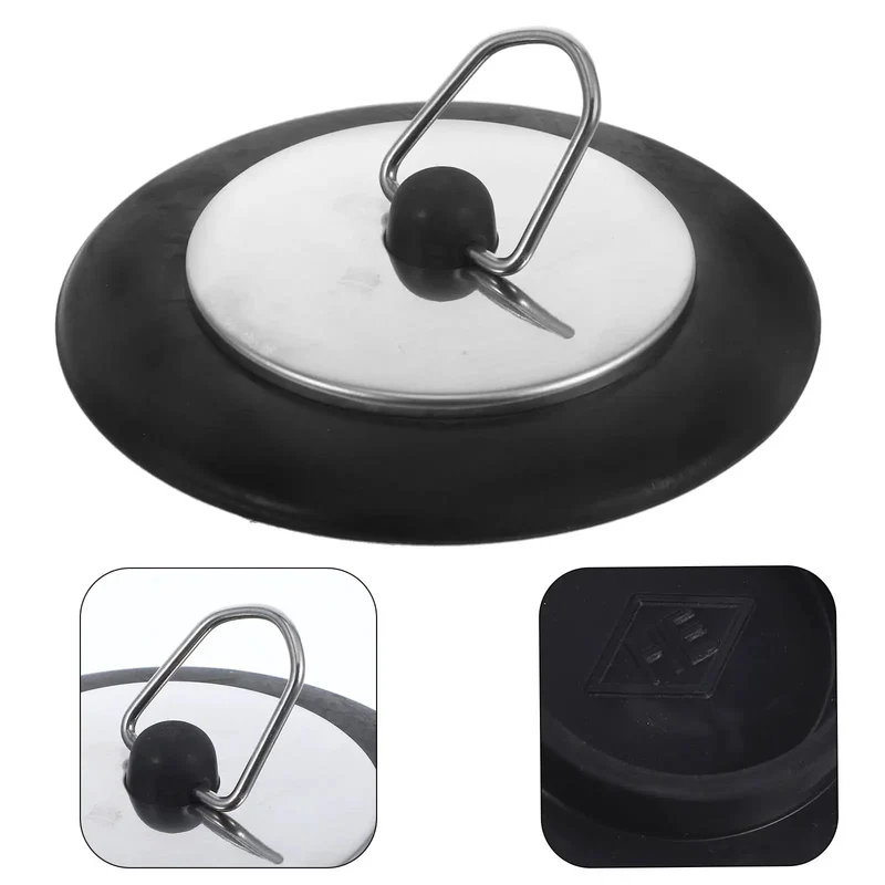 Stainless Steel Rubber Bathtub Drain Plug With Lock Tight Seal Blocks Leaks And Kills Smells For Sink Tub Stopper Hassle Free Install Robust Design Slip Resistant Heavy Duty Tub Plug Set