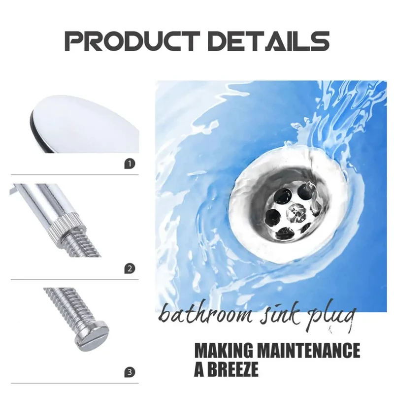 2 Piece Heavy Duty Brass Bathtub Drain Stopper With Smooth Spin Rotating Lever And Snug Flat Seal Gasket Built Like A Tank Totally Waterproof Leak Free Sink Plug Fits Just Any Tub