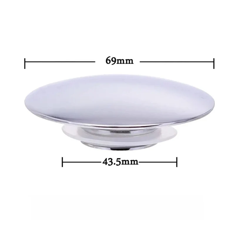 Pop Up Bathtub Drain Plug Cover For Sink And Tub Big Time Stopper No Mess Water Keeper Snappy Install Smooth Operation Solid Frame For Any Home Fresh Look Simple Setup