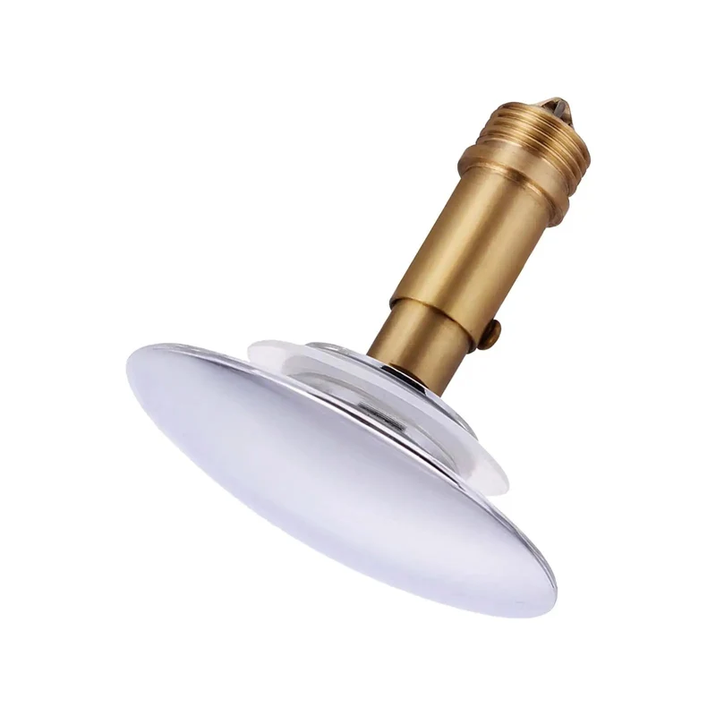 Straight Up Premium Bathtub Drain Stopper With Rock Solid Brass Spring Core Bounce Mechanism That Seals The Deal And Keeps Baths Super Warm Offering Superior Leak Proof Reliability For Sinks And Tubs