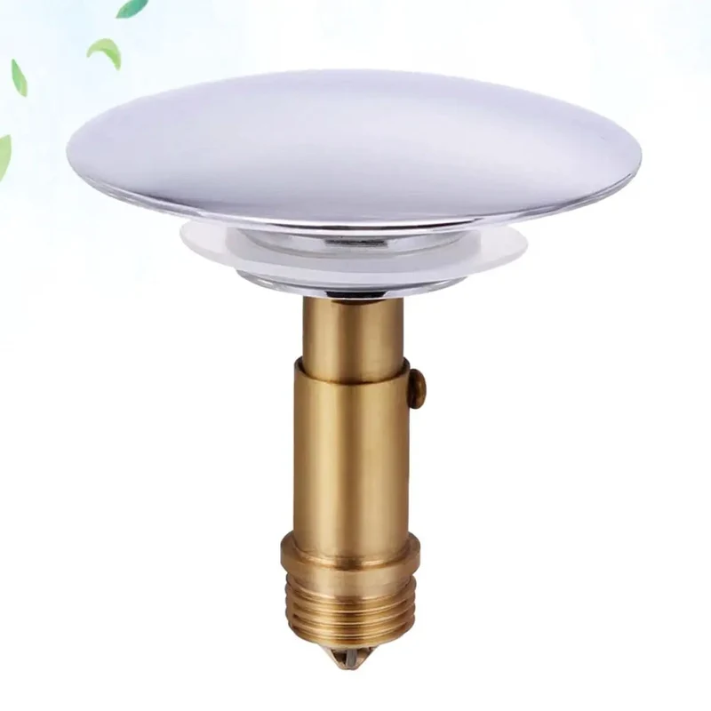 Straight Up Premium Bathtub Drain Stopper With Rock Solid Brass Spring Core Bounce Mechanism That Seals The Deal And Keeps Baths Super Warm Offering Superior Leak Proof Reliability For Sinks And Tubs