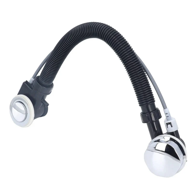 Heavy Duty Flex Bathtub Overflow Drainer With Concealed High Grade Plastic Drain Pipe For Spa Massage Tub Plug And Play Knockout No Mess Install