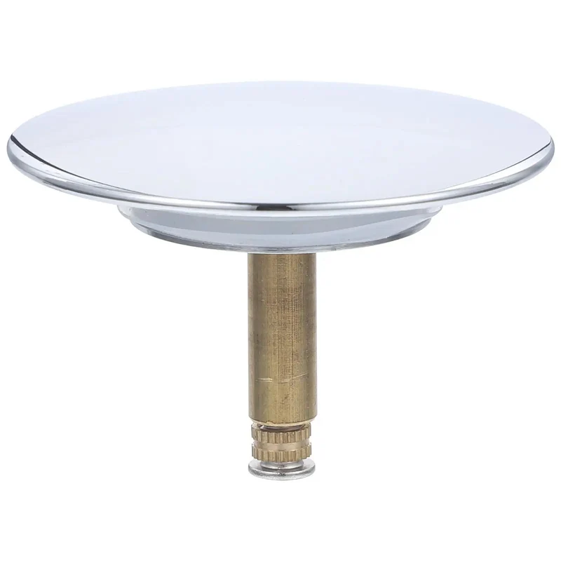 Heavyweight Copper Bathtub Drain Stopper Rotary One Press Sealing Thickened High Grade Copper Plug Bathroom Tub Anti Crack Smooth Touch Zero Leaks Easy Install Rock Solid Construction Game Winner