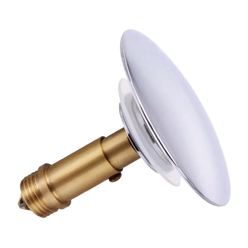 Copper Pop Up Bathtub Plug With Creative Bounce Design Drain Plug For Bathroom Sink Kitchen Tub Stoppers Heavy Duty Precision Seal Stops Leaks Like A Dream