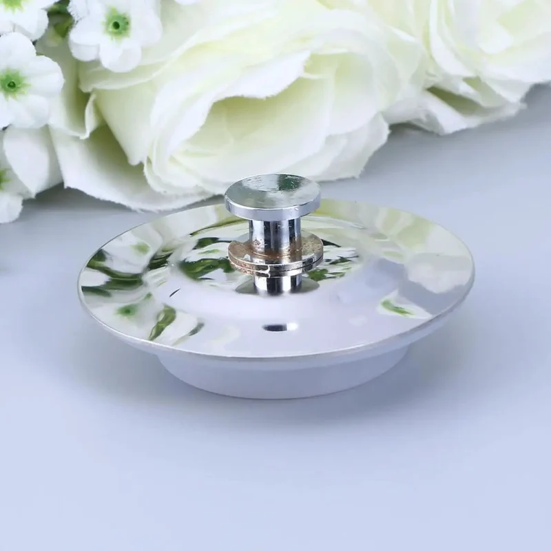 Heavy Duty Stainless Steel Bathtub Drain Stopper Plug Fits 40 45 Mm Holes Super Tight Seal Blocks Hair With No Drip Drama Flat Latch Cover Locks Water In Smooth Slick Grip For A Relaxing Soak Session Bathroom Game Changer