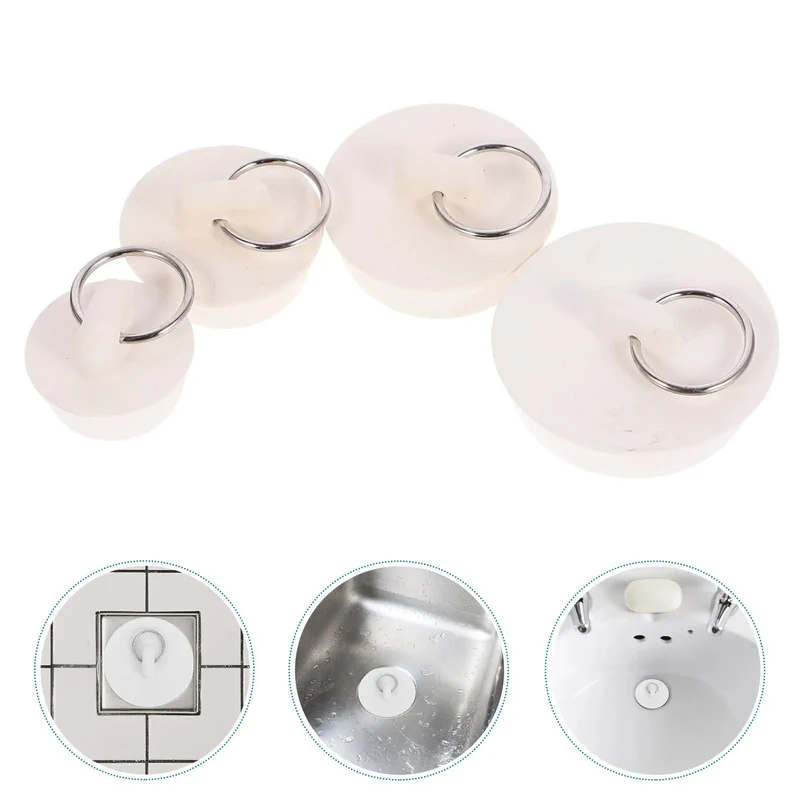 Built Tough Rubber Drain Stopper With Grippy Pull Ring Seals Tight As A Drum To Kill Drip Nonsense Forever Universal Fit For Bathtubs Sinks And Showers Everyday Household Workhorse