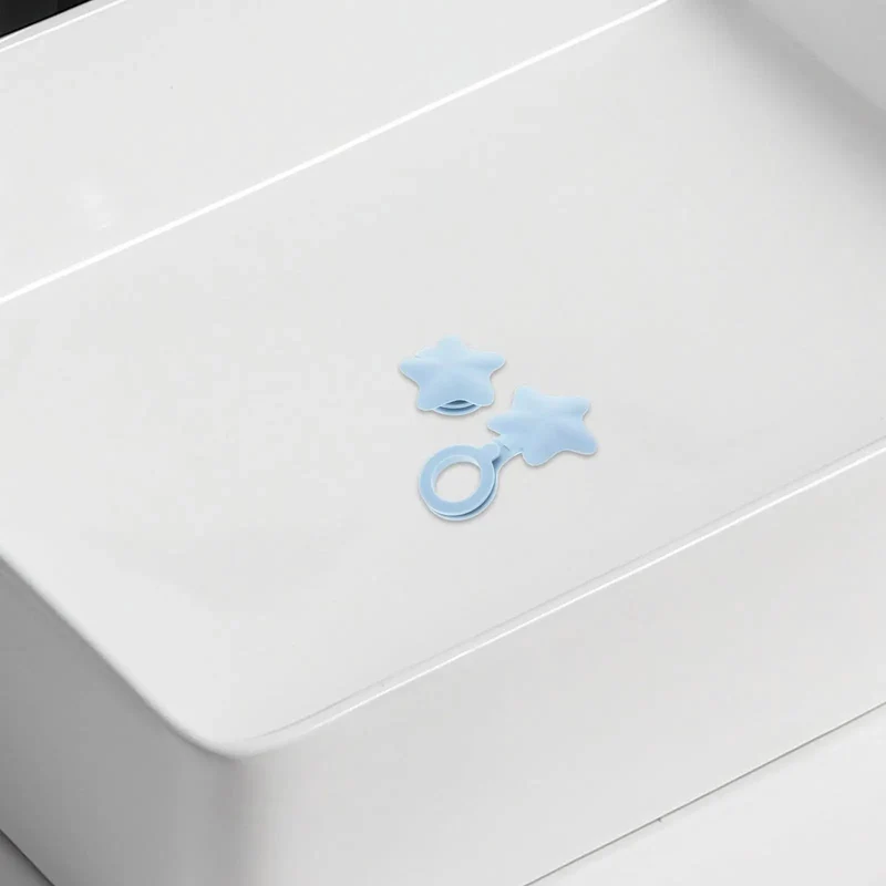 Two Piece Star Shape Silicone Tub Drain Plug For Bathtubs And Sinks With Adjustable Clamps That Grips Tight To Stop Leaks Works Like A Charm While Adding A Cute Splash To Your Wash Day And Keeps Everything Secure Without Any Drip Drama