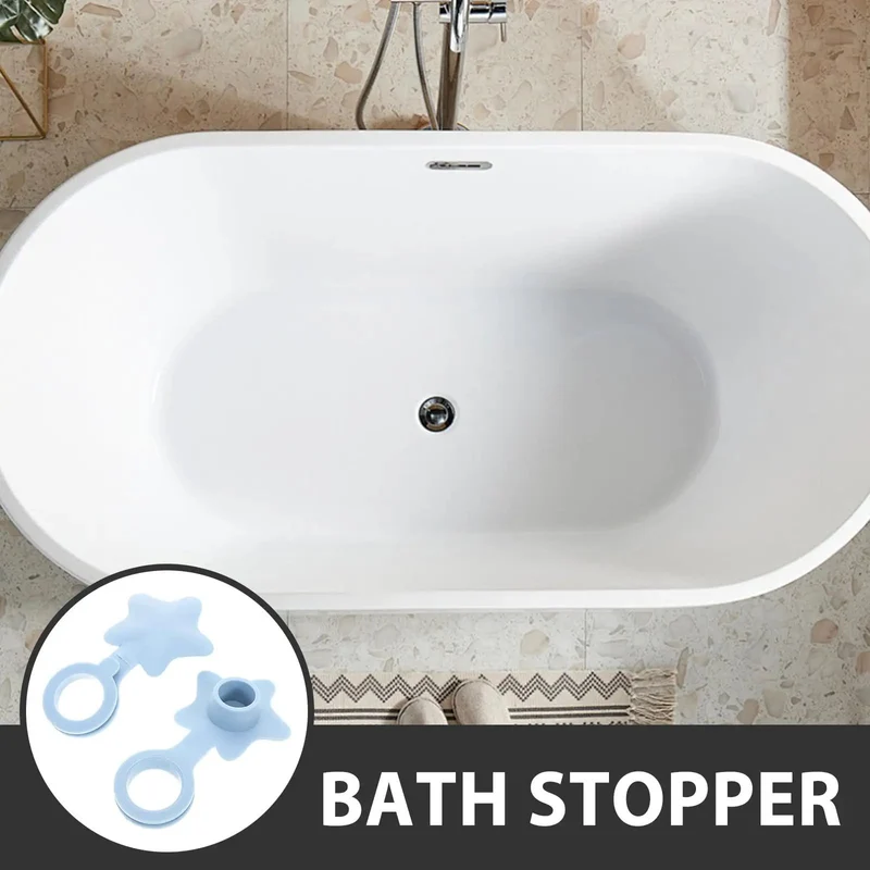 Super Durable Two Piece Silicone Star Shaped Bathtub Drain Plug Stopper Delivers A Solid Leak Resistant Seal That Quells All The Drips And Brings A Nifty Playful Vibe To Your Family Home Bath Routine Or Laundry Sink