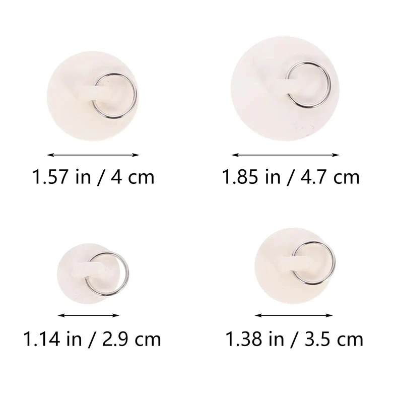 Heavy Duty Rubber Bathtub Drain Stopper With Sturdy Pull Ring Handle And Sink Plug Insert For Dead Simple Zero Leak Sealing Hassle Free Bathroom Fixture Upgrade Drop Right In