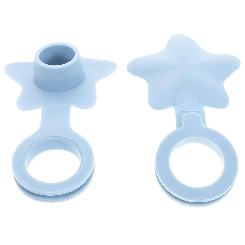 Badass Silicone Star Bathtub Drain Plug Set of Two Covers With Flat Profile Fit and Easy Grab-and-Go Setup to Seal Off Your Tub Efficiently and Keep Things Clean and Dry