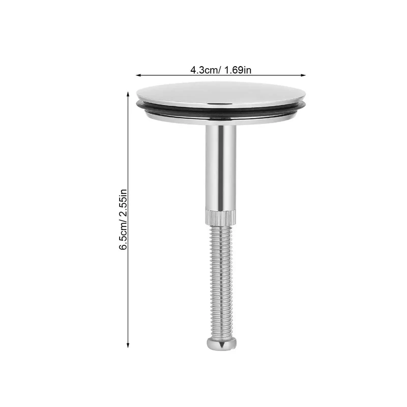 Slick Copper Bathtub Drain Stopper With Removable Hair Strainer Basket Universal Flush Plug For No Sweat Installation And Heavy Duty Performance That Keeps Your Bathroom Flowing Smoothly All Day Long