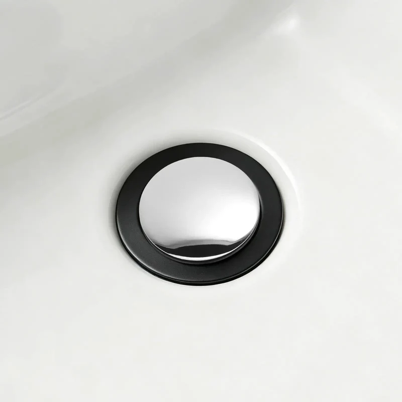 Premium Copper Rotary Bathtub Drain Stopper Universal Leak Proof Overflow Cover Easy Groove Turn No Drip Hassle Built Solid Heavy Duty Bath Tub Plug Replacement