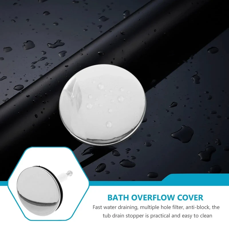 Top Shelf Bathtub Drain Stopper with Rotating Design and Heavy Duty Silicone Seal Ring for Universal Tub Plug Zero Leak Drama Easy Adjust Decorative Bubble Catcher Accessory