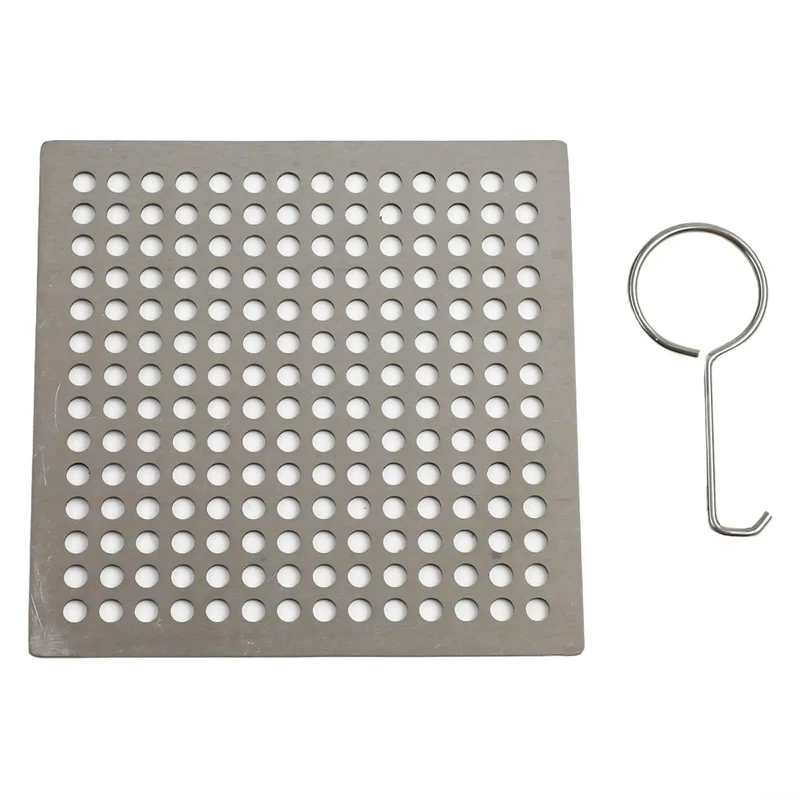 Real Deal Stainless Steel Bathtub Drain Cover That Super Straight Up Stops Clogs Using A Dense Grid Layout To Catch Every Trapped Hair And Debris For Totally Smooth Drainage