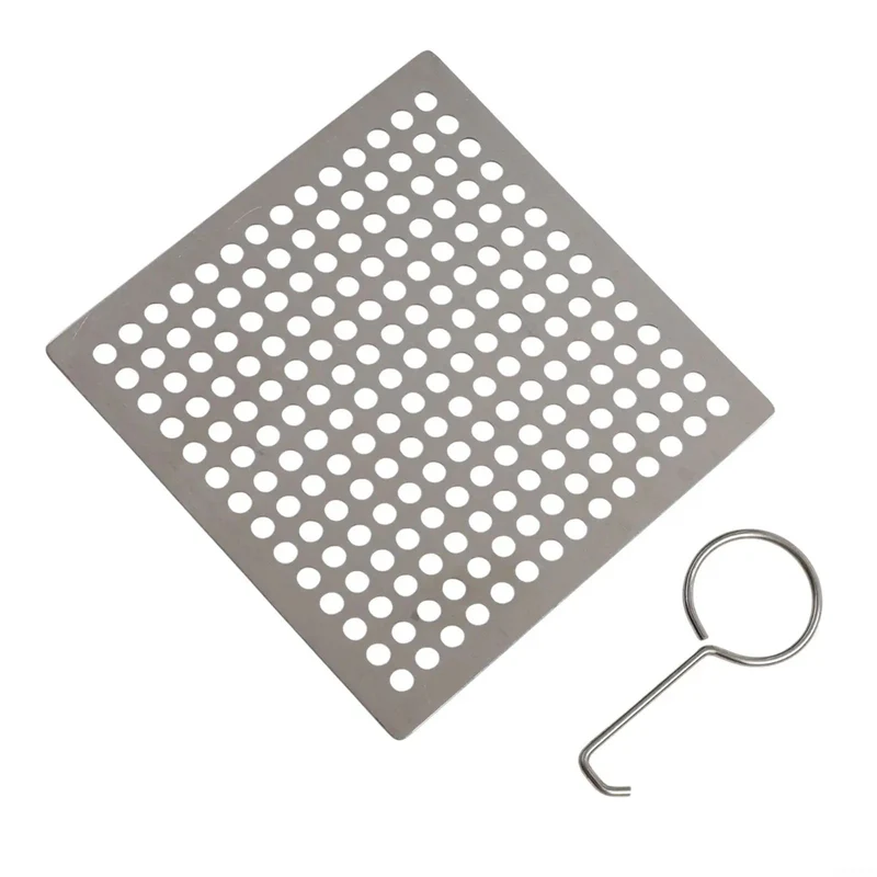 Real Deal Stainless Steel Bathtub Drain Cover That Super Straight Up Stops Clogs Using A Dense Grid Layout To Catch Every Trapped Hair And Debris For Totally Smooth Drainage