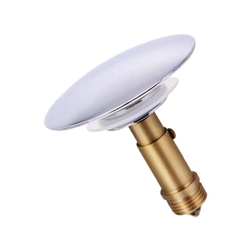 No Drama Pop Up Drain Plug For Bathroom Sink And Bathtub Water Stopper Sits Right In Standard Holes Quick Grip Built Tough For Those Daily Relaxing Soaking Sessions