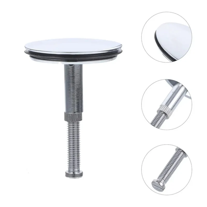 2 Pack Brass Bathtub Drain Plug With Rotating Design And Flat Seal For Sink Stopper Anti Clog Debris Guard Universal Bath Tub Strainer Filter Basket That Fits Most Basins A Total Game Changer For Your Plumbing